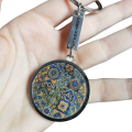 Breloczek z zawieszką Portugal pokryty korkiem portugalskie kafelki
