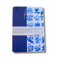 Portugalski notes A5 gładki Santa Luzia - niebiesko-biały w tradycyjne kafelki azulejo tył