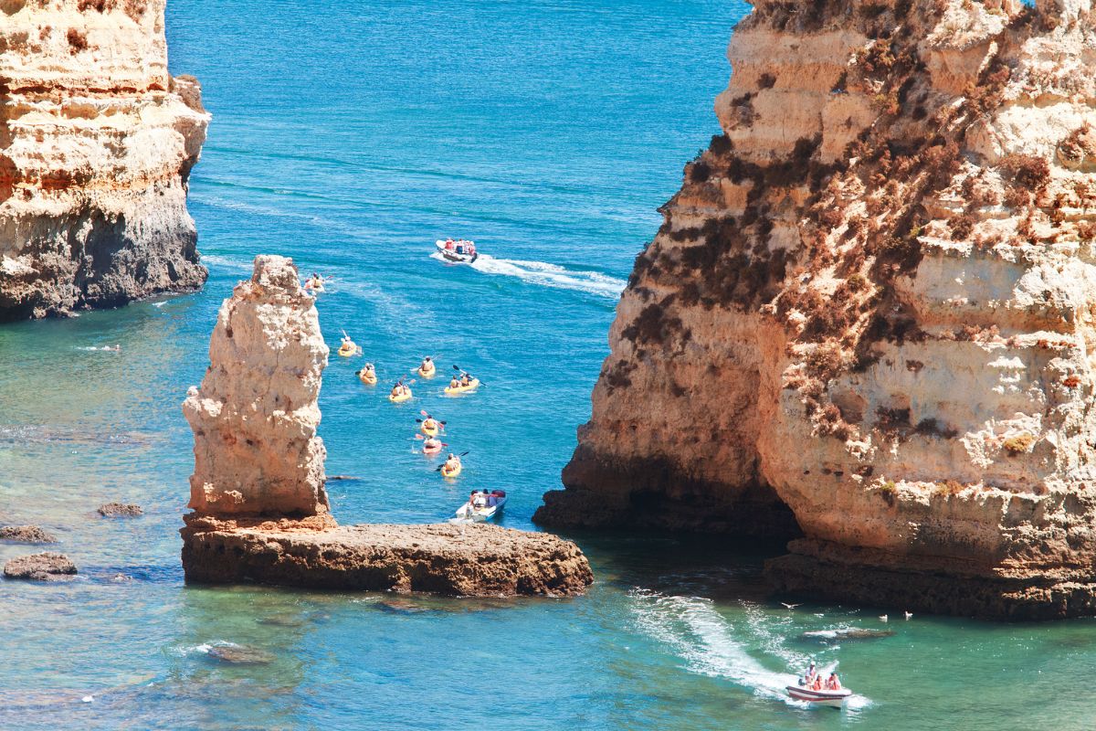 Ponta da Piedade Lagos kajaki